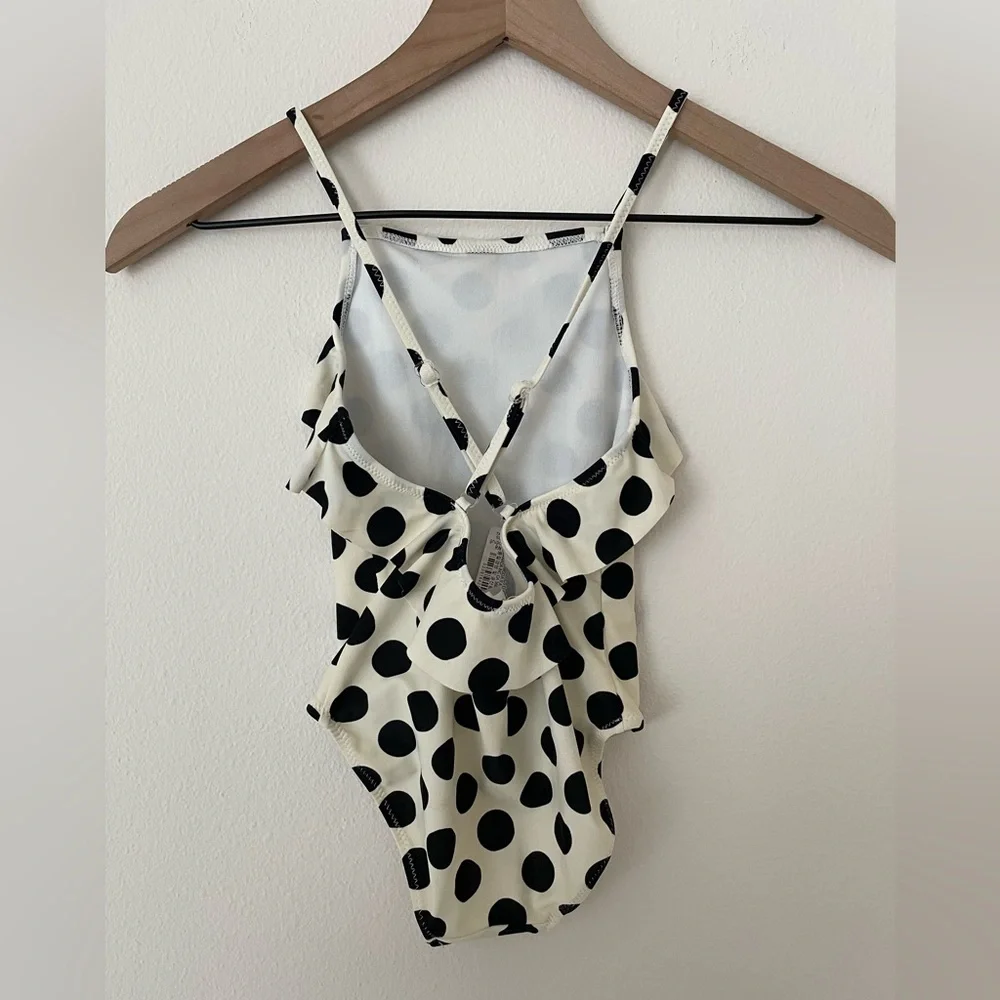 Zara kids swimsuit one piece polka dot size 6/7